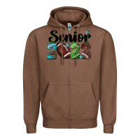Chestnut football senior 2022 Zipper Hoodie - BarkalooDesign