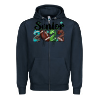 Navy football senior 2022 Zipper Hoodie - BarkalooDesign