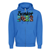 True Royal football senior 2022 Zipper Hoodie - BarkalooDesign