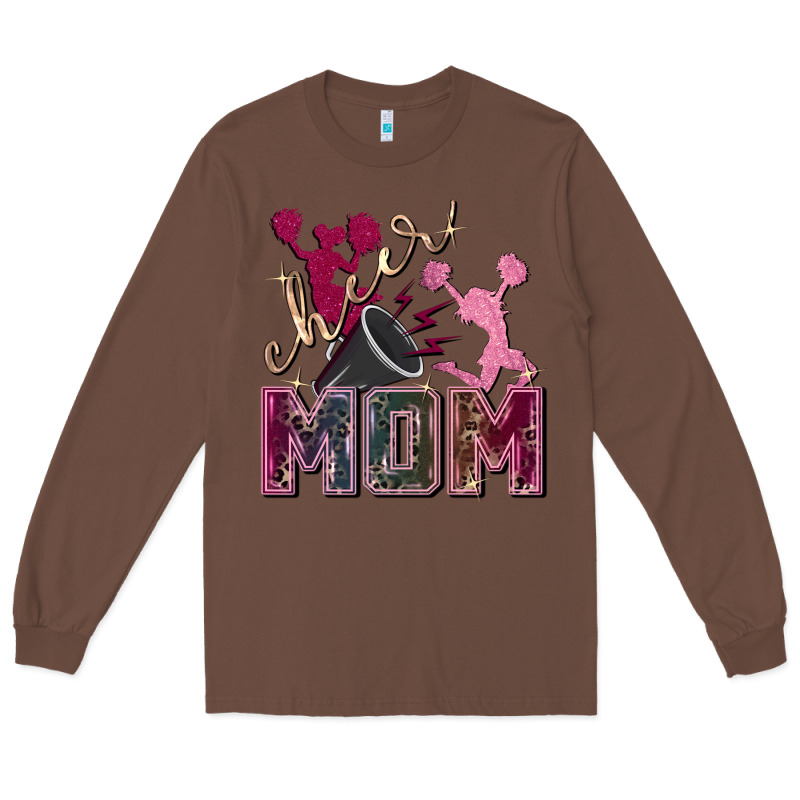 Cheer Mom Mother's Day Long Sleeve Tee by FaDigitalArtStudio | Teevron