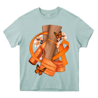 Arona Kidney Cancer diva orange ribbon Heavy Core Tee - NancyCooperArtShop