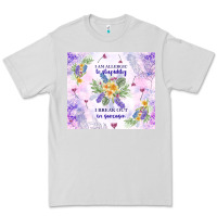 Dove Grey i am allergic to stupidity Premium Tee - TumblerDesignByShophia