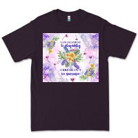 Plum i am allergic to stupidity Premium Tee - TumblerDesignByShophia