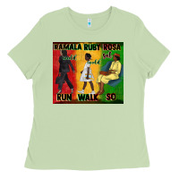Matcha rosa sat so ruby could walk so kamala could run tu Ladies Tee - CowGirlArtShop