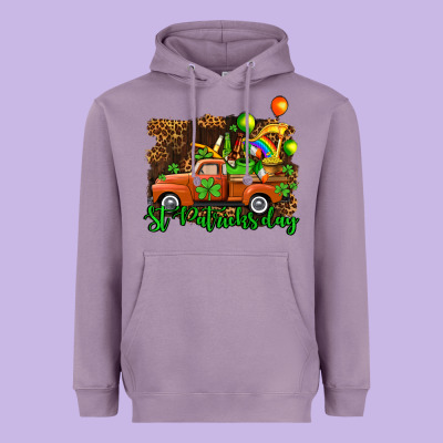 St Patricks Day Loads Of Truck Heavyweight Hoodie Designed By Adodesignshop