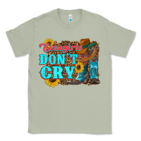 Matcha cowgirls don't crty boots hat sunflowers Classic Tee - Artiststas