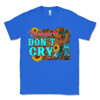 True Royal cowgirls don't crty boots hat sunflowers Classic Tee - Artiststas