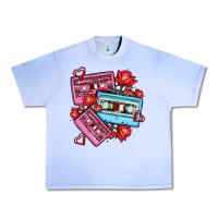 Grape Ice valentines day casette olivia Urban Heavy Tee - OliviaCreatesArt