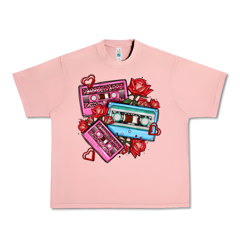 Valentines Day Casette Olivia Urban Heavy Tee by OliviaCreatesArt | Teevron