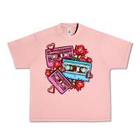Salmon valentines day casette olivia Urban Heavy Tee - OliviaCreatesArt