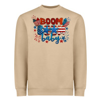 Boom Boom Baby 4th Of July Heavyweight Sweatshirt | Teevron