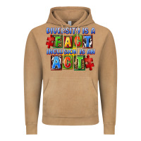 Vintage Camel Diversity is a fact inclusion is an act Vintage Hoodie - FaDigitalArtStudio