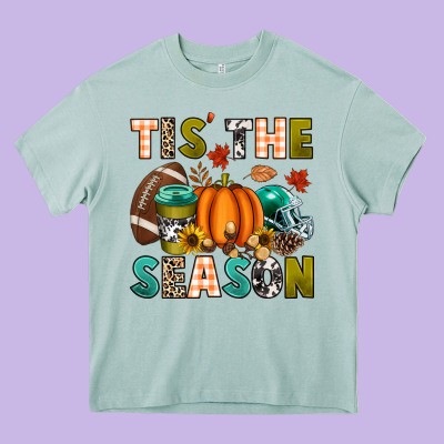 Tis' The Season Heavy Core Tee Designed By Texasbilliewilder