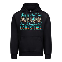 Black this is what an awesome dental hygienist looks like Urban Hoodie - JahusDesignShop