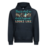 Navy this is what an awesome dental hygienist looks like Urban Hoodie - JahusDesignShop