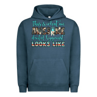 Pigment Midnight Navy this is what an awesome dental hygienist looks like Urban Hoodie - JahusDesignShop