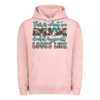 Pigment Salmon this is what an awesome dental hygienist looks like Urban Hoodie - JahusDesignShop