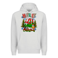 Dove Grey merry christmas car Premium Hoodie - CowhideDigitalArt