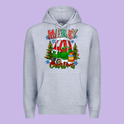 Merry Christmas Car Premium Hoodie Designed By Cowhidedigitalart