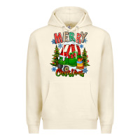 Sandshell merry christmas car Premium Hoodie - CowhideDigitalArt