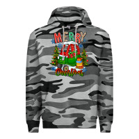 Slate Camo merry christmas car Premium Hoodie - CowhideDigitalArt