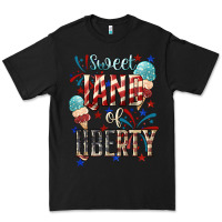 Black Sweet land of liberty 4th of july Premium Tee - HowdyJamesFarm