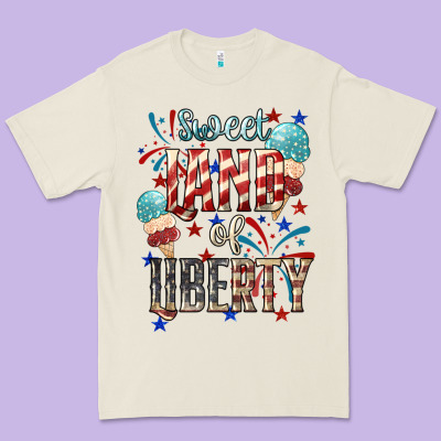 Sweet Land Of Liberty 4th Of July Premium Tee Designed By Howdyjamesfarm