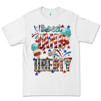 White Sweet land of liberty 4th of july Premium Tee - HowdyJamesFarm