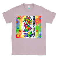Lilac peace love understand Classic Tee - CowGirlArtShop