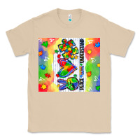 Mushroom peace love understand Classic Tee - CowGirlArtShop