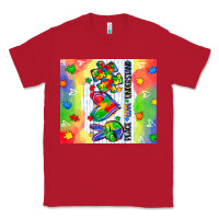 Red peace love understand Classic Tee - CowGirlArtShop