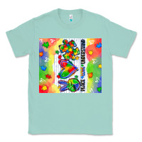 Seafoam peace love understand Classic Tee - CowGirlArtShop