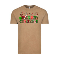 Vintage Coffee merry christmas Vintage Tee - OliviaCreatesArt
