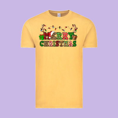 Merry Christmas Vintage Tee Designed By Oliviacreatesart