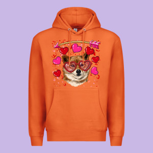 Valentine's Shiba Inu Premium Hoodie Designed By Ranaportraitstore