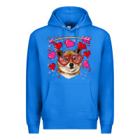 True Royal valentine's shiba inu Premium Hoodie - RanaPortraitStore