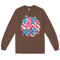 Chestnut 4th of July Long Sleeve Tee - FaDigitalArtStudio