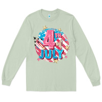Matcha 4th of July Long Sleeve Tee - FaDigitalArtStudio