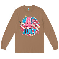 Toasted Coconut 4th of July Long Sleeve Tee - FaDigitalArtStudio
