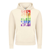 Vintage Artic lgbtq pride american flag Vintage Hoodie - FaDigitalArtStudio