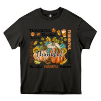 Asphalt Thankful Heavy Core Tee - texasbilliewilder