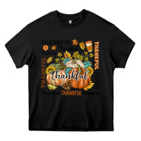 Black Thankful Heavy Core Tee - texasbilliewilder