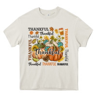 Cream Thankful Heavy Core Tee - texasbilliewilder