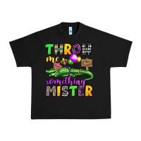Black throw me something mister mardi gras olivia Urban Heavy Tee - OliviaCreatesArt