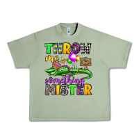 Oil Green throw me something mister mardi gras olivia Urban Heavy Tee - OliviaCreatesArt