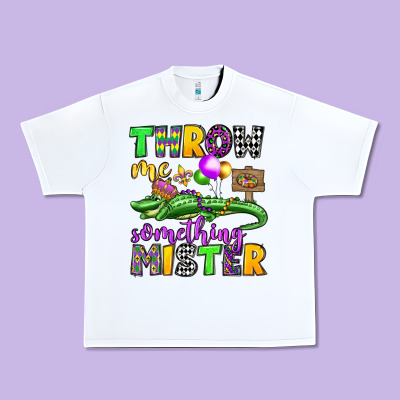 Throw Me Something Mister Mardi Gras Olivia Urban Heavy Tee Designed By Oliviacreatesart