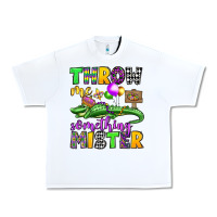 White throw me something mister mardi gras olivia Urban Heavy Tee - OliviaCreatesArt