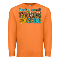 Carrot just a small town girl with sunflowers and money Premium Sweatshirt - AdoDesignShop