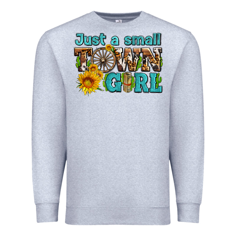 Just A Small Town Girl With Sunflowers And Money Premium Sweatshirt by AdoDesignShop | Teevron