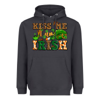 Smoke kiss me i am irish  with lips and shamrocks Heavyweight Hoodie - AdoDesignShop